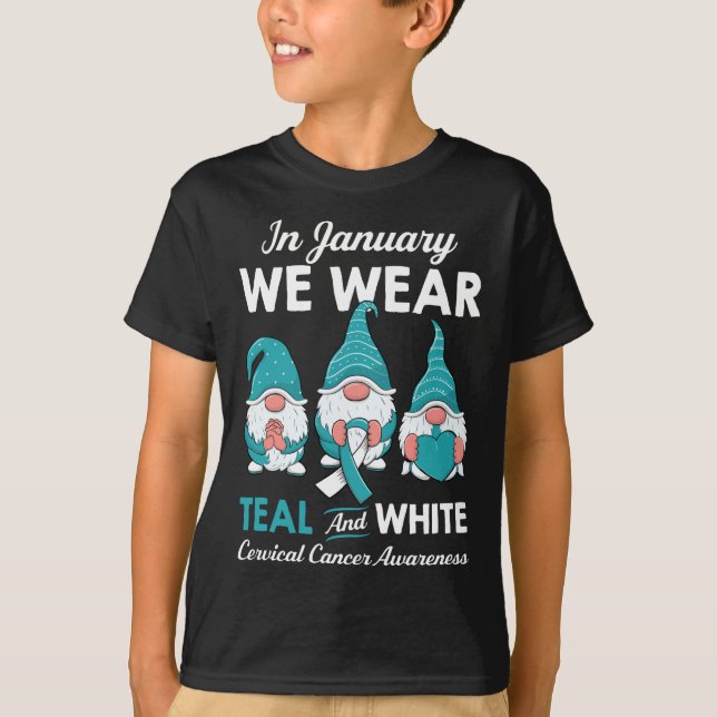 Camiseta Apoyo a los gnomos de una sobreviviente de cáncer  (Anverso)