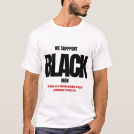 CAMISETA APOYO A LOS HOMBRES NEGROS
