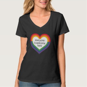 Camiseta Apoyo a los maestros de Idaho: todos son bienvenid