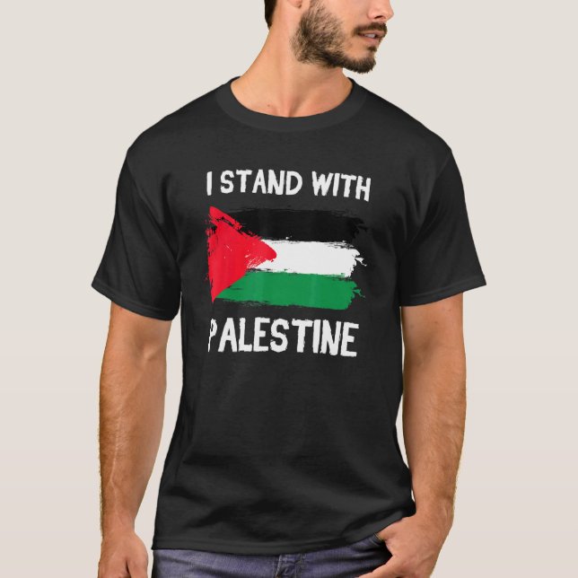 Camiseta Apoyo a los partidarios de Palestina liberen a Gaz (Anverso)