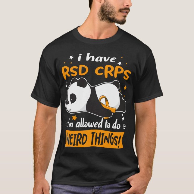 Camiseta Apoyo a los regalos de sensibilización de RSD CRPS (Anverso)
