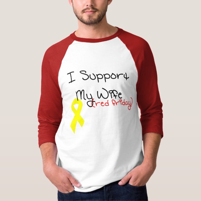 Camiseta Apoyo a mi esposa (Anverso)