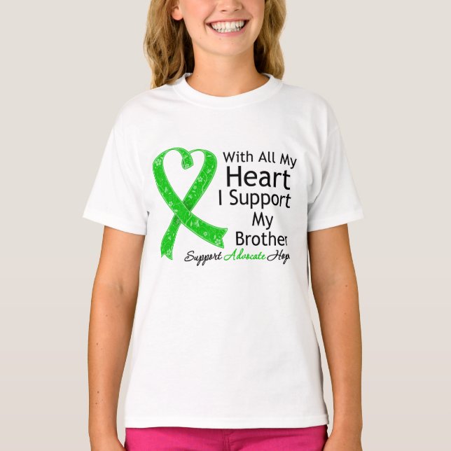 Camiseta Apoyo a mi hermano con todo mi corazón (Anverso)
