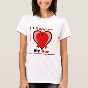 Camiseta Apoyo a mi hijo (la conciencia de Bullosa de la