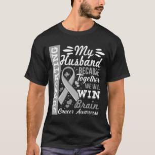 Camiseta Apoyo a mi marido - Conciencia sobre el cáncer de