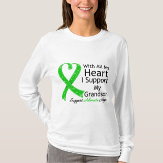 Camiseta Apoyo a mi nieto con todo mi corazón
