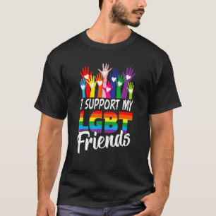 Camiseta Apoyo A Mis Amigos Lgbt Loyalty Lgbt Mes Trans