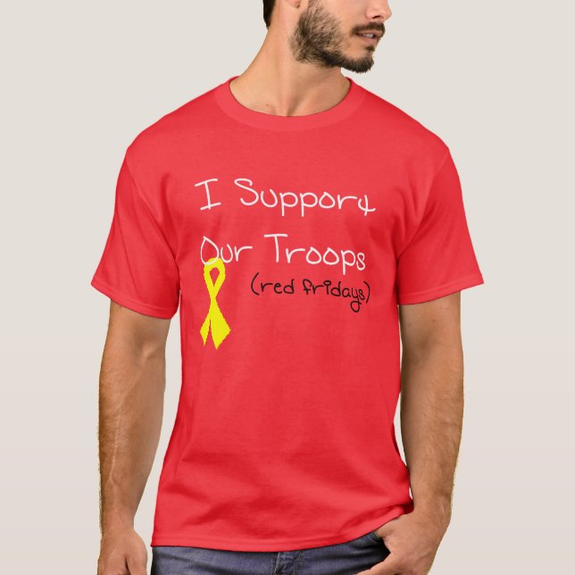 Camiseta Apoyo a nuestras tropas (Anverso)
