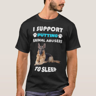 CAMISETA APOYO A PONER A LOS ABUSOS ANIMALES EN DORMIR