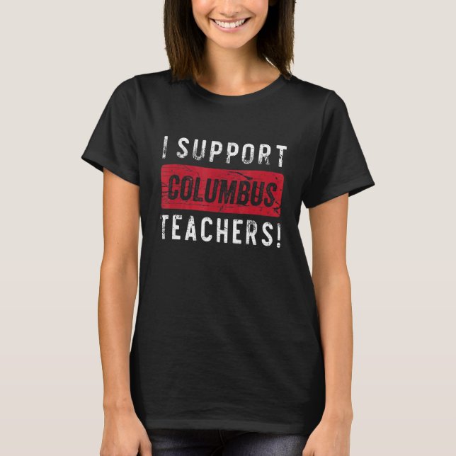 Camiseta Apoyo a profesores de Colón (Anverso)