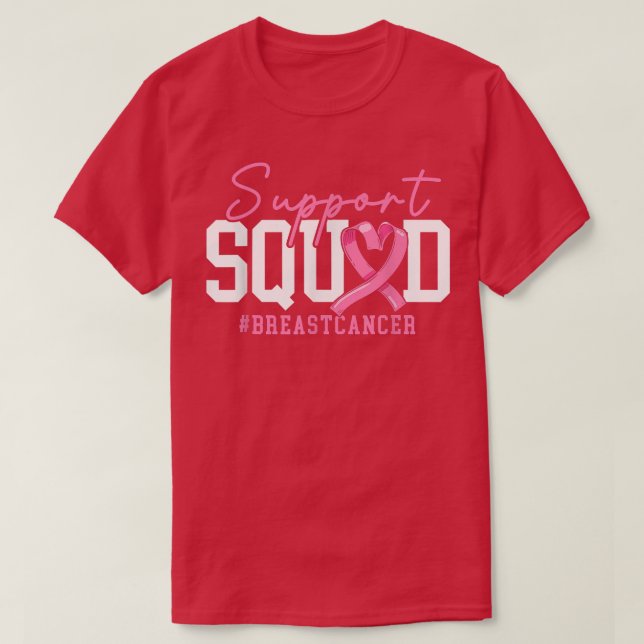 Camiseta Apoyo a Squad Cáncer de Mama Sensible (Diseño del anverso)