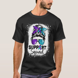 Camiseta Apoyo a Squad Messy Bun Suicide Prevención Awarene