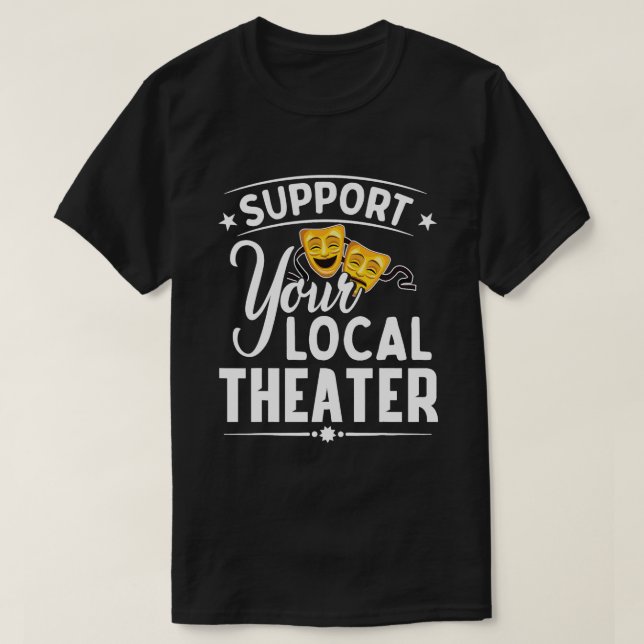 Camiseta Apoyo a su director de teatro musical local (Diseño del anverso)