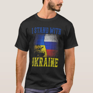 Camiseta Apoyo a Ucrania con el Tan ucraniano ruso