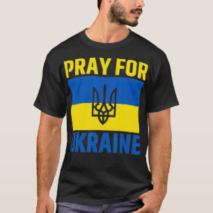 Camiseta Apoyo a Ucrania de pie con Ucrania