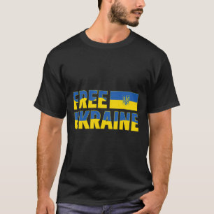 Camiseta Apoyo a Ucrania De pie con Ucrania Bandera Ucrania