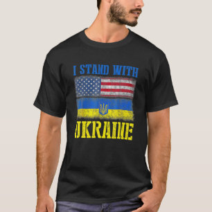 Camiseta Apoyo a Ucrania Estadounidense Fl