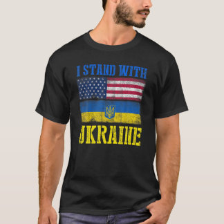 Camiseta Apoyo a Ucrania Estadounidense Fl