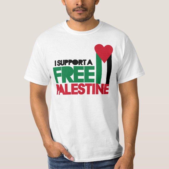 Camiseta Apoyo a una palestina libre (Anverso)