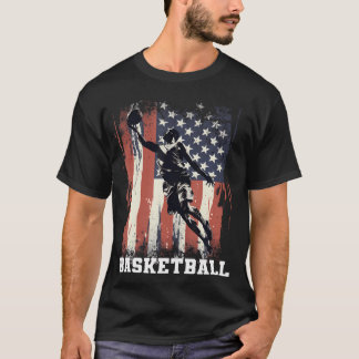 Camiseta Apoyo Al Baloncesto En La Bandera De Equipo De Los