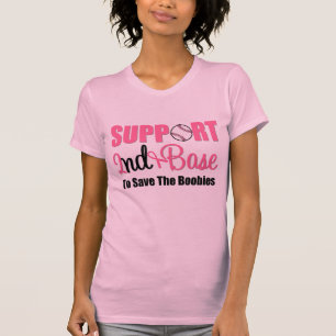 Camiseta Apoyo al cáncer de mama 2da base