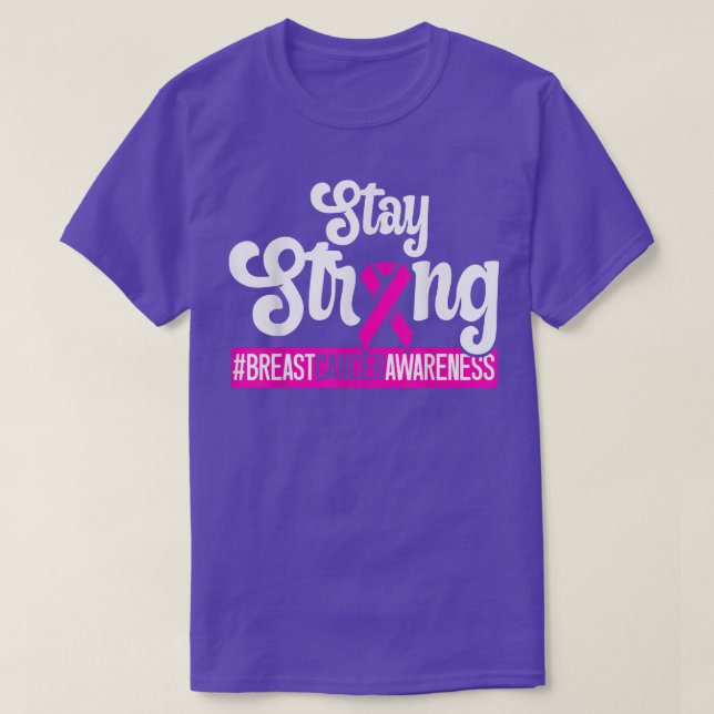 Camiseta Apoyo al cáncer de mama Escuadrón de prevención de (Diseño del anverso)