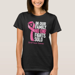 Camiseta Apoyo al cáncer de mama Familias Mujeres Cáncer de