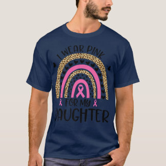 Camiseta Apoyo Al Cáncer De Mama Que Uso De Rosa Para Mi Hi