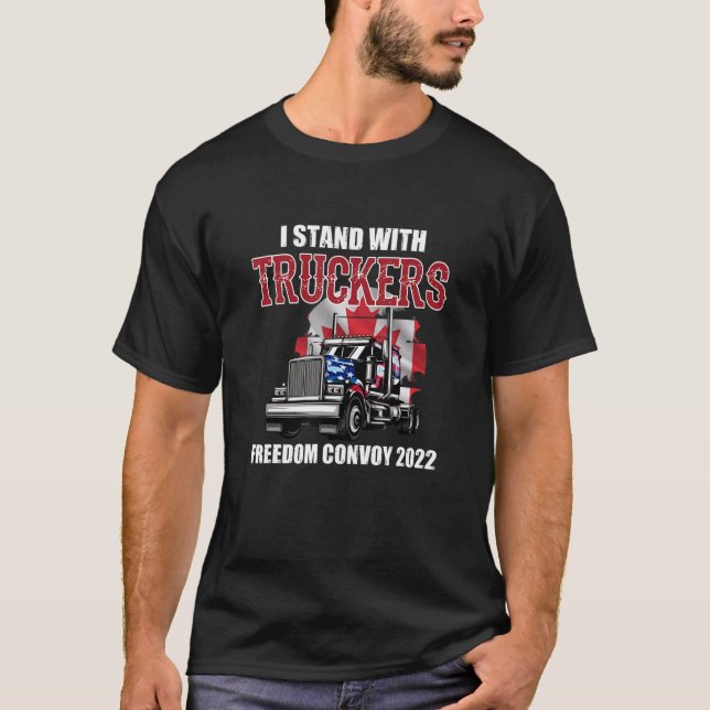 Camiseta Apoyo al Convoy de Libertad de Camioneros 2022 (Anverso)