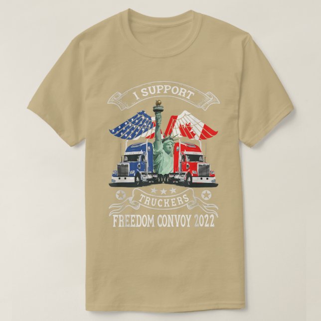 Camiseta Apoyo al Convoy por la Libertad de Camioneros 2022 (Diseño del anverso)