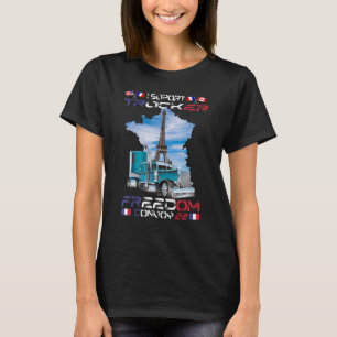Camiseta Apoyo al convoy por la libertad de los camioneros 