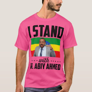 Camiseta Apoyo al Dr. Abiy Ahmed - Etiopía 2018