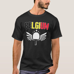 Camiseta Apoyo al equipo belga de tenis de mesa Belgium Pin