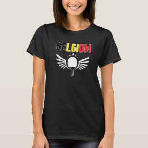 Camiseta Apoyo al equipo belga de tenis de mesa Belgium Pin