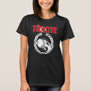 Camiseta Apoyo al equipo de tenis de mesa de Turquía Turkiy