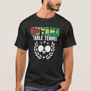 Camiseta Apoyo al equipo guyanés de tenis de mesa