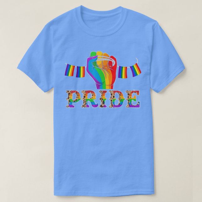 Camiseta Apoyo al mes de concientización LGBT por primera v (Diseño del anverso)