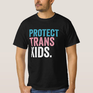 Camiseta Apoyo al Orgullo LGBT Protege a los Niños Trans Vi
