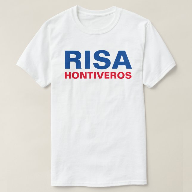 Camiseta Apoyo al PERSONALIZABLE de la senadora Risa Hontiv (Diseño del anverso)