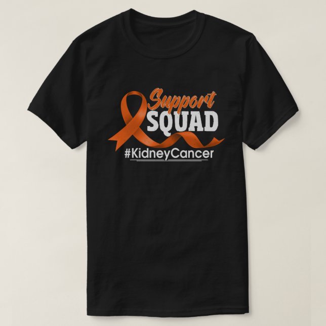 Camiseta Apoyo al regalo de sensibilización sobre el cáncer (Diseño del anverso)
