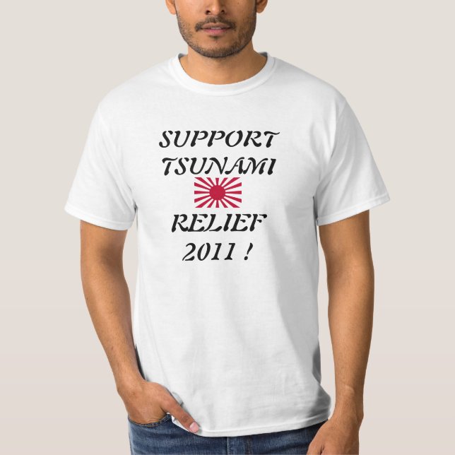 CAMISETA APOYO AL SOCORRO DEL TSUNAMI (Anverso)