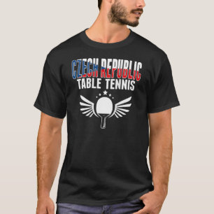 Camiseta Apoyo al tenis de mesa en la República Checa