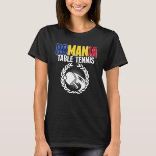 Camiseta Apoyo al Tenis de Mesa Rumano