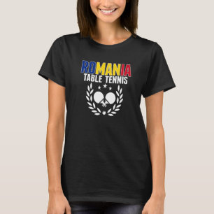 Camiseta Apoyo al Tenis de Mesa Rumano