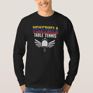 Camiseta Apoyo al Tenis de Mesa Venezuela Ping Pong Venezo
