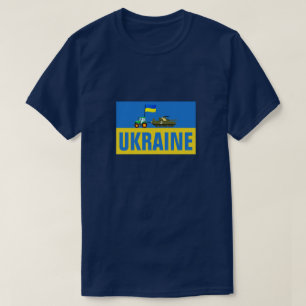 CAMISETA APOYO AL TRACTOR UCRANIANO A TANQUE RUSO