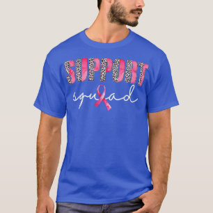 Camiseta Apoyo Cáncer de Mama De Guerrero Rosa De Squad Leo