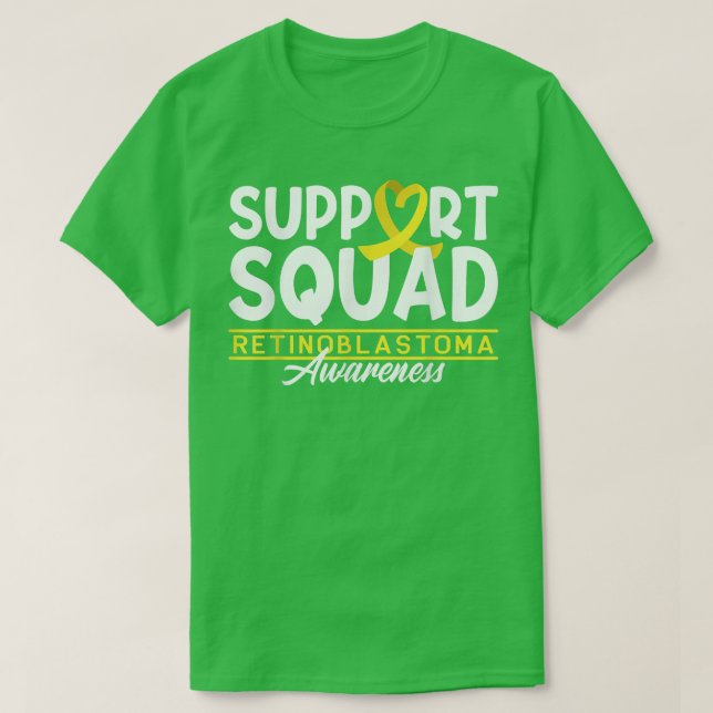 Camiseta Apoyo Cáncer de Retina Infantil Squad I Retinobl (Diseño del anverso)