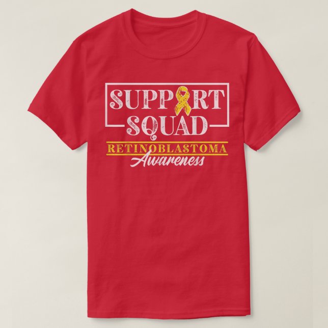 Camiseta Apoyo Cáncer de Retina Infantil Squad I Retinobl (Diseño del anverso)