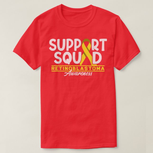 Camiseta Apoyo Cáncer de Retina Infantil Squad I Retinobl (Diseño del anverso)